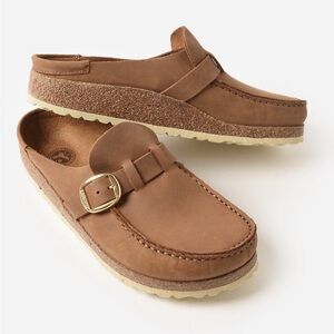Birkenstock Buckley Leather Clogs size 5-5.5